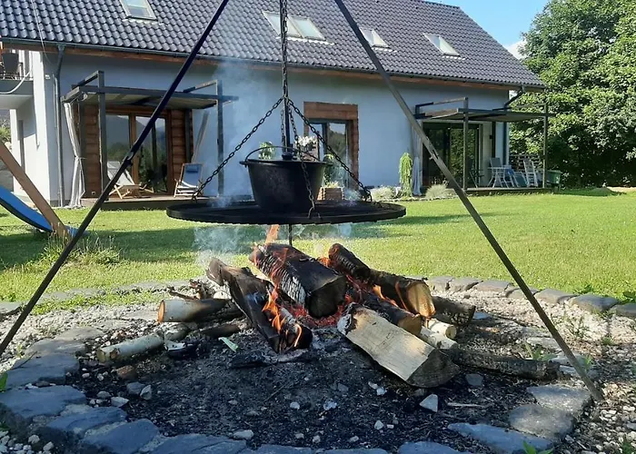 Dom Ukromki Z Kominkiem I Widokiem Na Sniezke Sosnówka