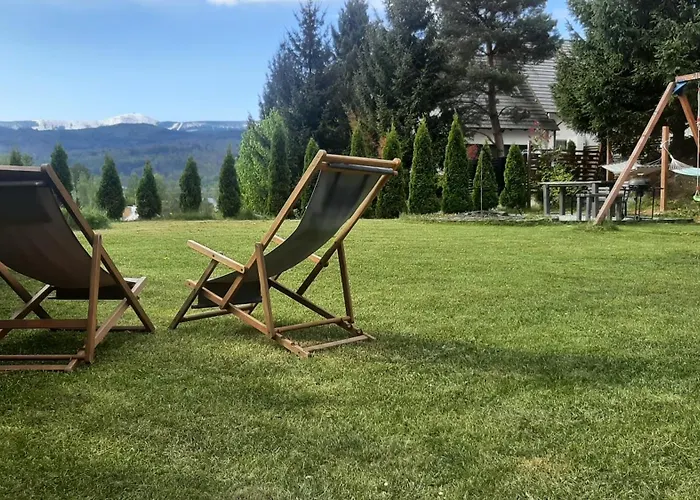 Ferienhaus Dom Ukromki Z Kominkiem I Widokiem Na Sniezke Sosnówka